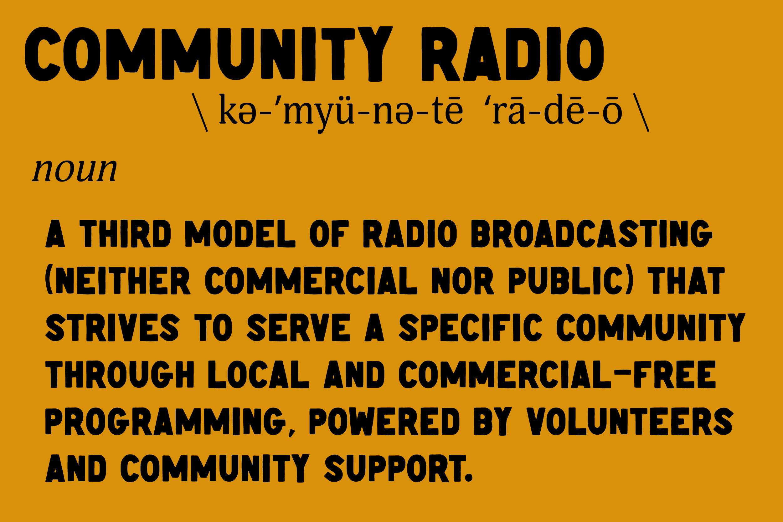 Community Radio Definition