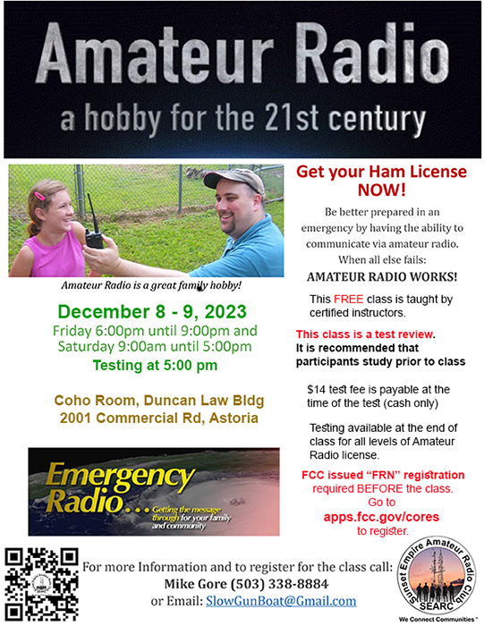 Ham Radio License Exam Preparation Class and Testing