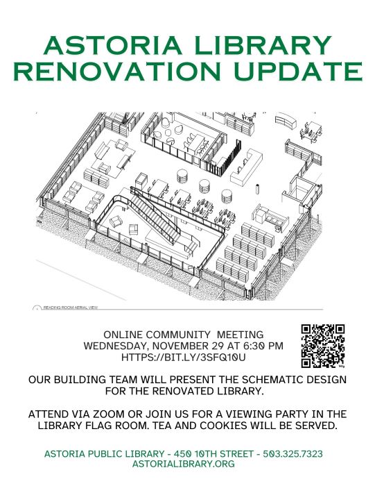 Astoria Library Renovation Update