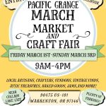 Pacific Grange March Market and Craft Fair
