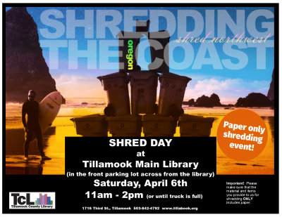 Shred Event at Tillamook Main Library