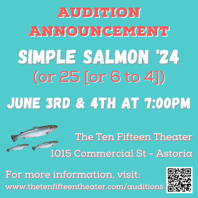 Auditions for Simple Salmon '24