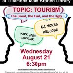 Let's Talk About: TOURSIM at Tillamook Main Branch Library