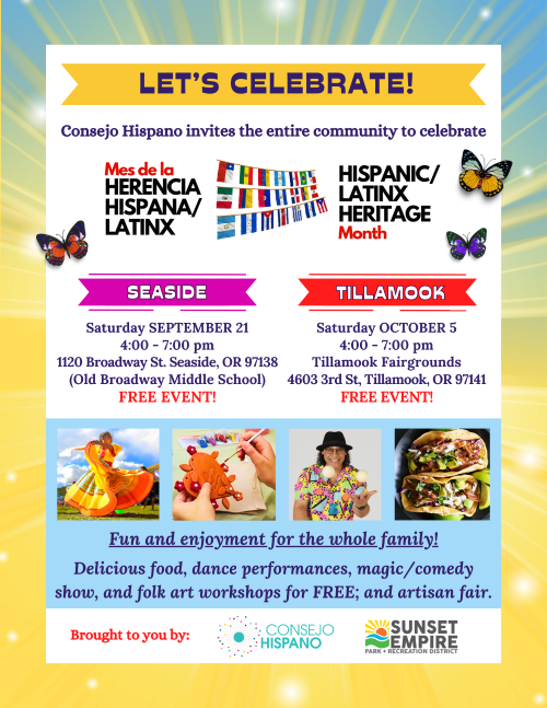 Hispanic Latinx Heritage Celebration in Seaside