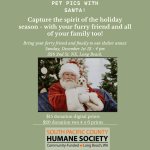 Pet Pics with Santa at the South Pacific County Humane Society