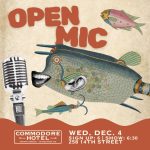 Open Mic Night hosted by Commodore Hotel and Broder Strand