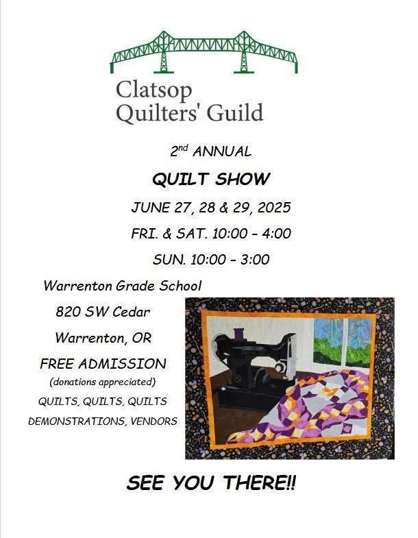Clatsop Quilters Guild - Second Annual Quilt Show