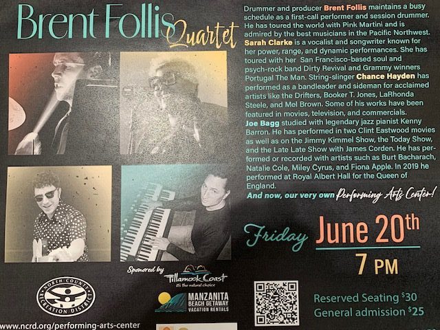 Brent Follis Quartet Concert