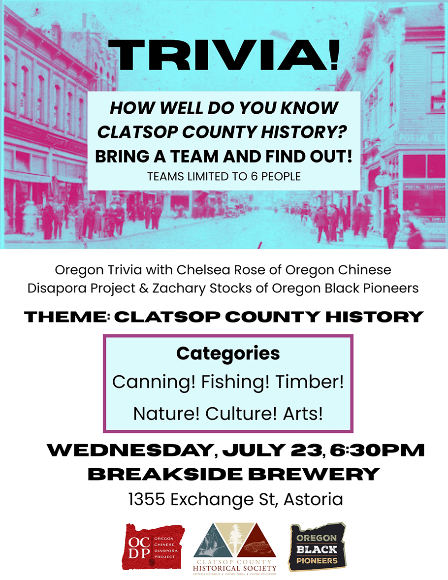 Trivia Night with the Oregon Chinese Diaspora Project and the Oregon Black Pioneers!