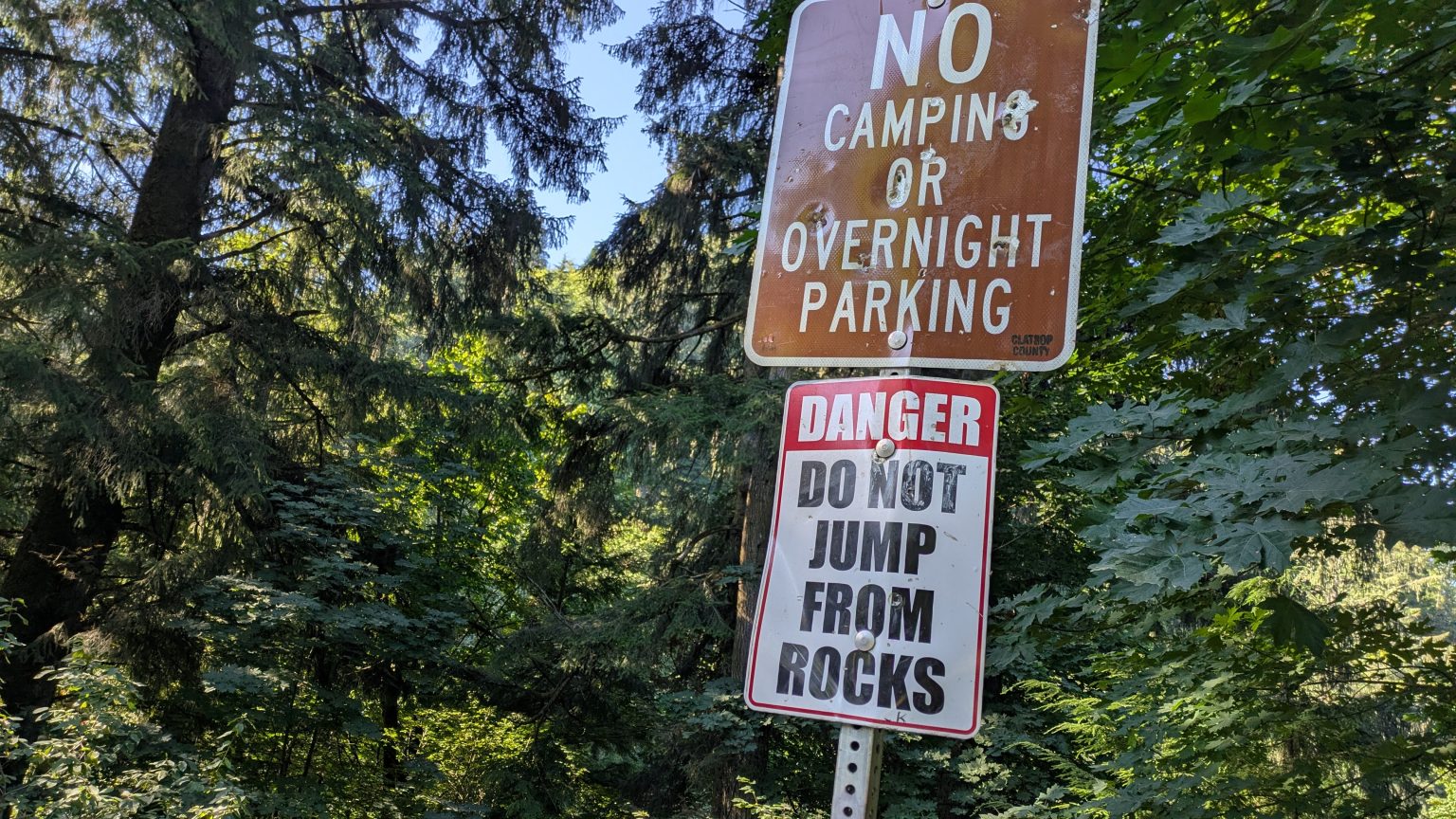 Community asks for changes to warning signs after death at waterfall - KMUN