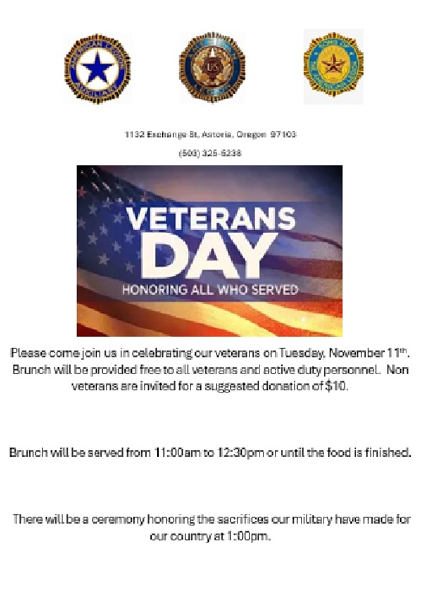 American Legion Veterans Day Brunch