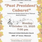 Monday Musical Club of Tillamook - October Program - "Past President's Cabaret"