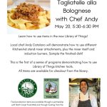 Library of Things: Tagliatelle alla Bolognese with Chef Andy