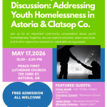 Community Forum: Addressing Youth Homelessness in Astoria and Clatsop County